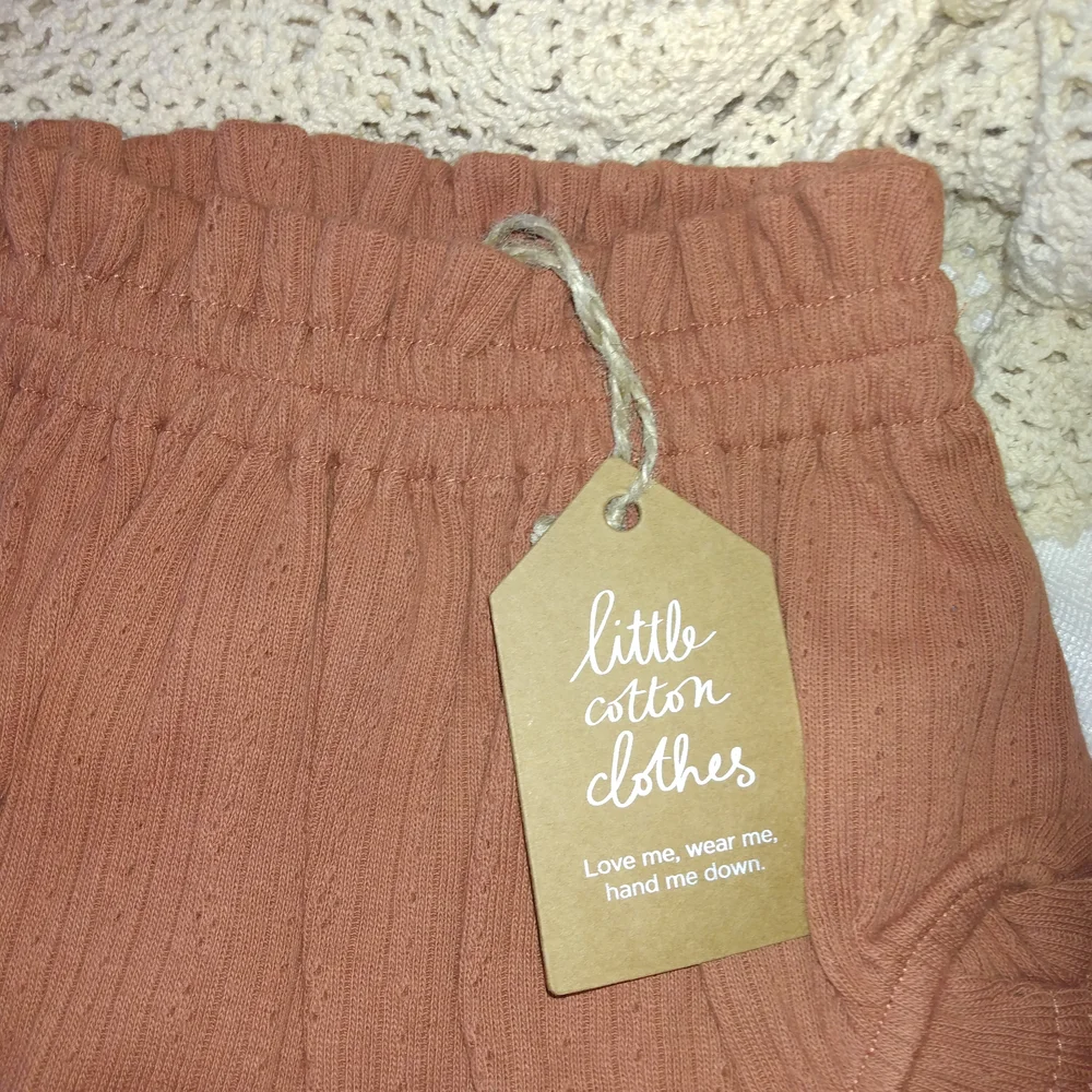 Kids Ruffle Shorts - Rust - Picture 4 of 5